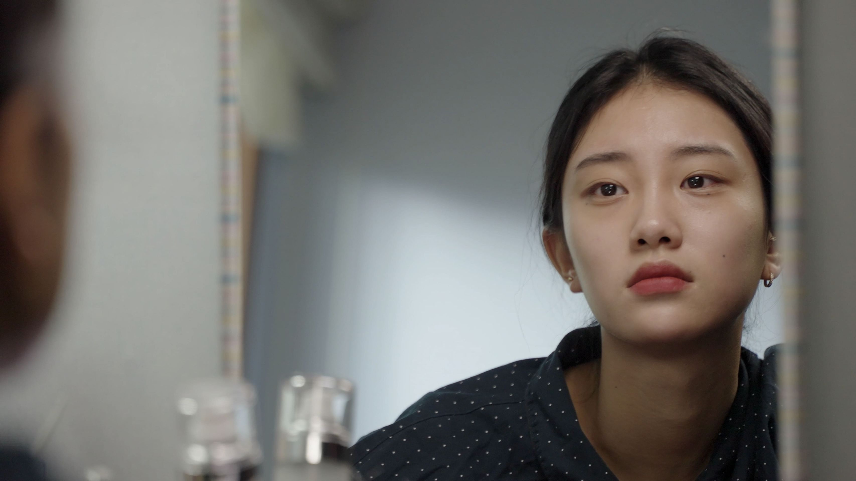 거리에 서서