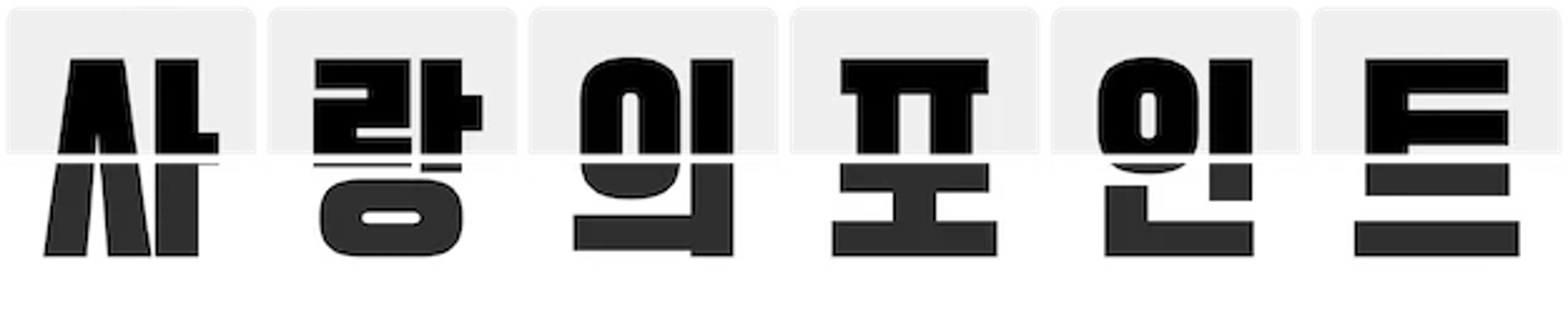 사랑의 포인트